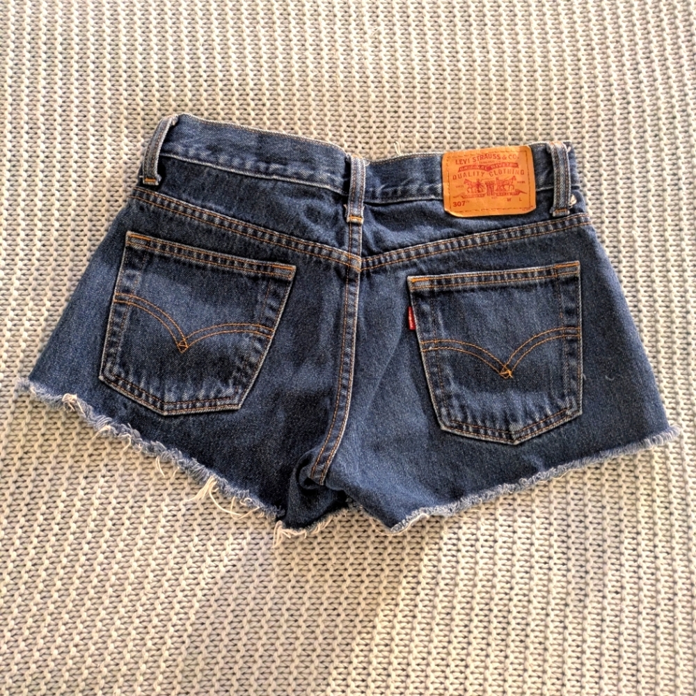 Levi's 307 Denim Cut-offs Sz 1